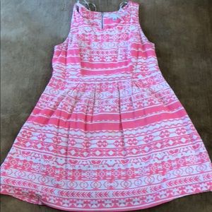 Pink Aztec Dress